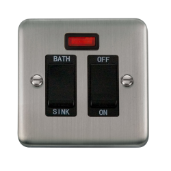 DPSS024BK Deco Plus 20A DP Sink/Bath Switch With N
