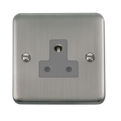 DPSS038GY Deco Plus 5A Round Pin Socket Outlet