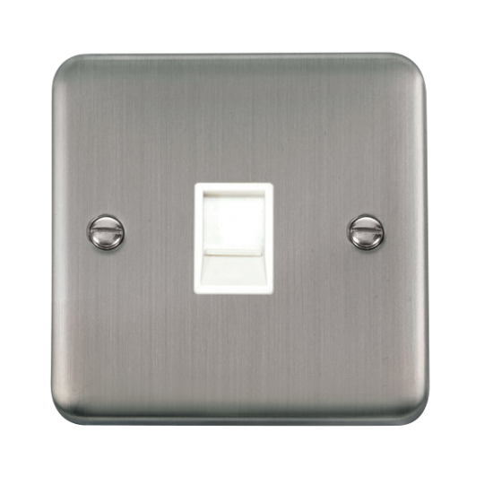 DPSS115WH Deco Plus Single RJ11 (Irish/US) Outlet