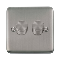 DPSS152 Deco Plus 2 Gang 2 Way 400Va Dimmer Switch