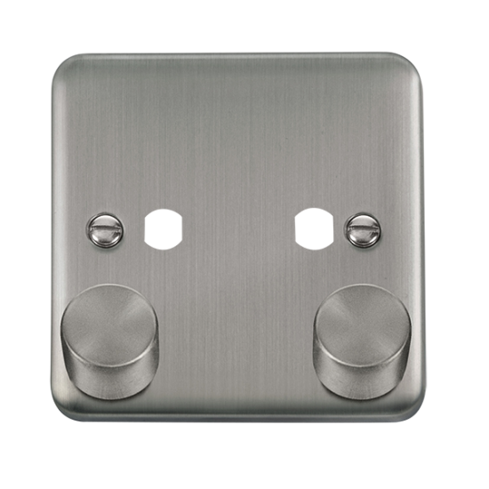 DPSS152PL Deco Plus DPSS 2 GANG DOUBLE DIMMER PLAT