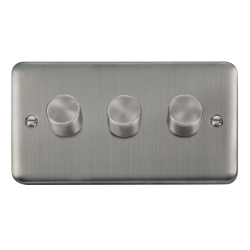 DPSS153 Deco Plus 3 Gang 2 Way 400Va Dimmer Switch