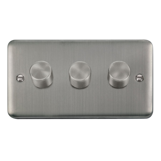 DPSS153 Deco Plus 3 Gang 2 Way 400Va Dimmer Switch