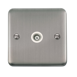 DPSS158WH Deco Plus Single Isolated Coaxial Outlet