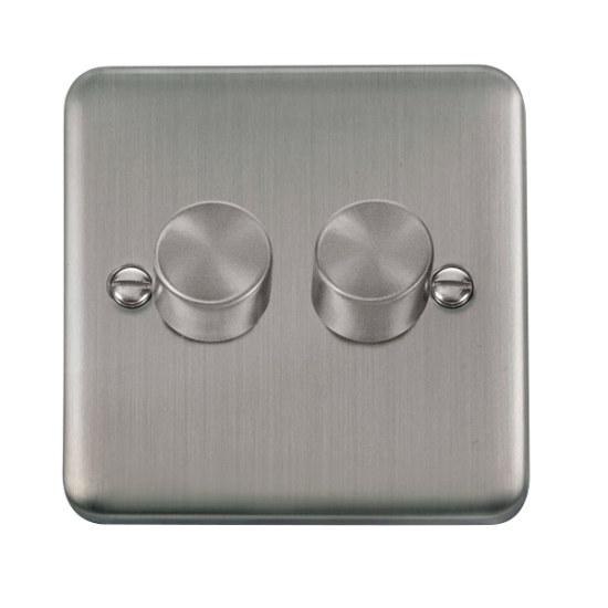 DPSS162 Deco Plus DPSS 2GANG 2WAY 100W LED DIMMER