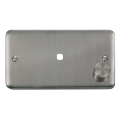 DPSS185 Deco Plus 2 Gang Dimmer Plate & Knob (630W