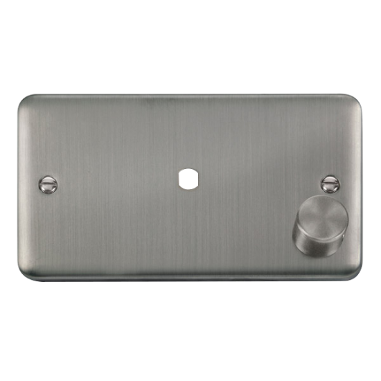 DPSS185 Deco Plus 2 Gang Dimmer Plate & Knob (630W