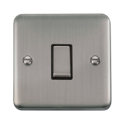 DPSS411BK Deco Plus 10AX Ingot 1 Gang 2 Way Plate