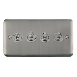 DPSS424 Deco Plus 10AX 4 Gang 2 Way Toggle Switch