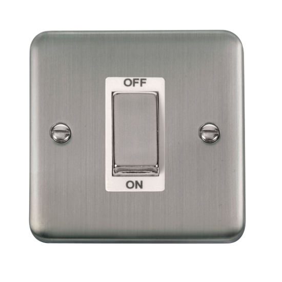 DPSS500WH Deco Plus 45A Ingot 1 Gang DP Switch