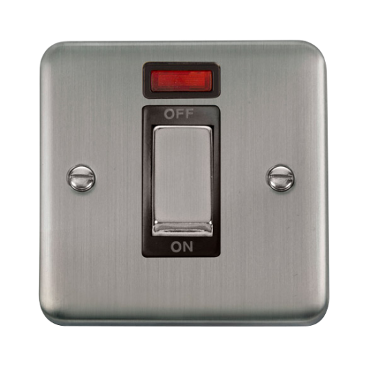 DPSS501BK Deco Plus 45A Ingot 1 Gang DP Switch Wit