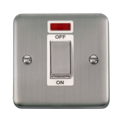DPSS501WH Deco Plus 45A Ingot 1 Gang DP Switch Wit