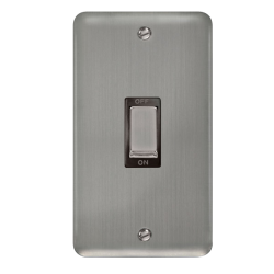 DPSS502BK Deco Plus 45A Ingot 2 Gang DP Switch