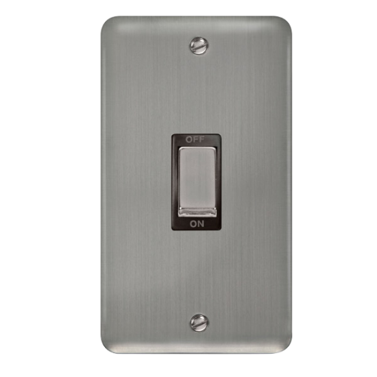 DPSS502BK Deco Plus 45A Ingot 2 Gang DP Switch