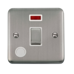 DPSS523WH Deco Plus 20A Ingot DP Switch With Neon