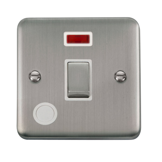 DPSS523WH Deco Plus 20A Ingot DP Switch With Neon