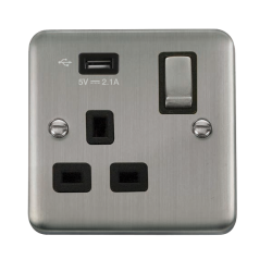 DPSS571UBK Deco Plus 1G SKT USB 2.1A DP
