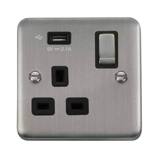 DPSS571UBK Deco Plus 1G SKT USB 2.1A DP
