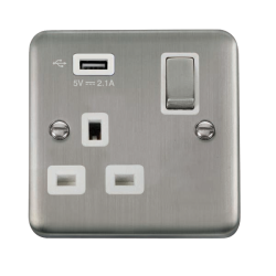 DPSS571UWH Deco Plus 1G SKT USB 2.1A DP
