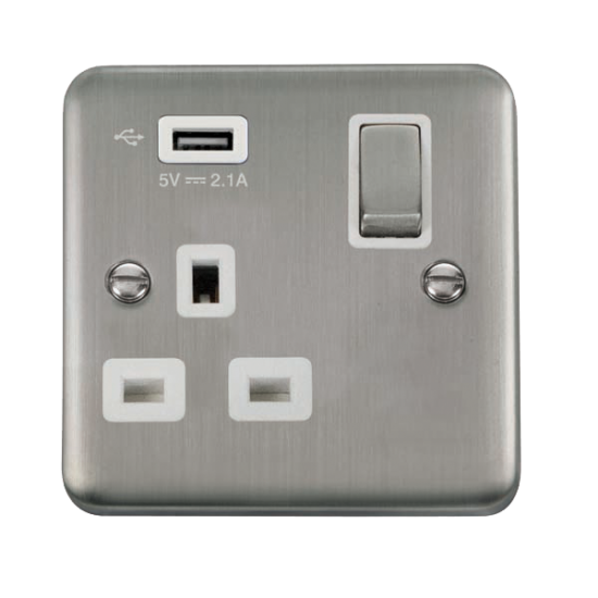 DPSS571UWH Deco Plus 1G SKT USB 2.1A DP