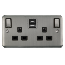 DPSS586BK Deco Plus 2G 13A SW SKT 4.2A A&C USB ING