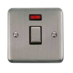 DPSS723BK Deco Plus 20A Ingot DP Switch With Neon