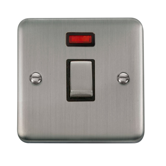 DPSS723BK Deco Plus 20A Ingot DP Switch With Neon