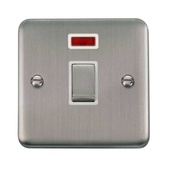 DPSS723WH Deco Plus 20A Ingot DP Switch With Neon