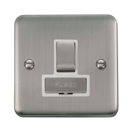 DPSS751WH Deco Plus 13A Ingot DP Switched Fused Co
