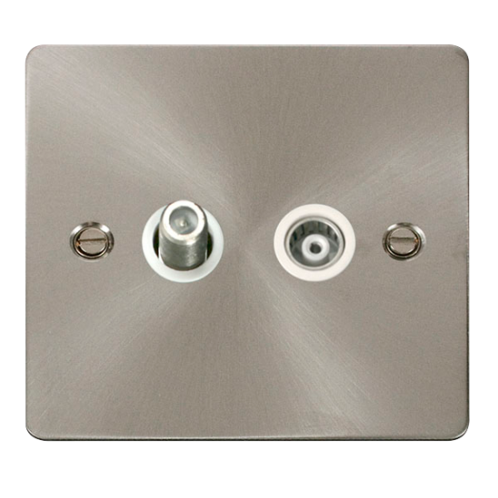 Scolmore Click Define FPBS157WH  1 Gang Satellite
