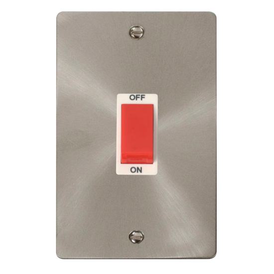 Scolmore Click Define FPBS202WH  2 Gang 45A DP Swi