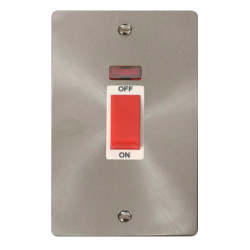 Scolmore Click Define FPBS203WH  2 Gang 45A DP Swi