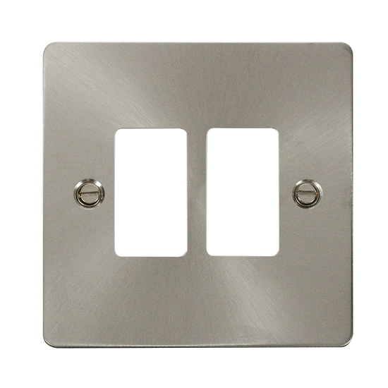 Scolmore Click Define FPBS20402  2 Gang GridPro Fr