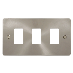 Scolmore Click Define FPBS20403  3 Gang GridPro Fr