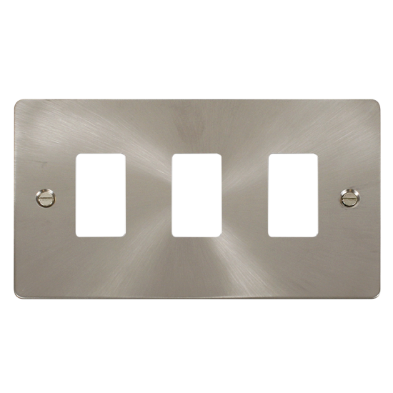 Scolmore Click Define FPBS20403  3 Gang GridPro Fr