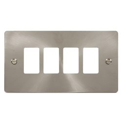 Scolmore Click Define FPBS20404  4 Gang GridPro Fr