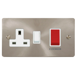 Scolmore Click Define FPBS204WH  45A DP Switch + 1