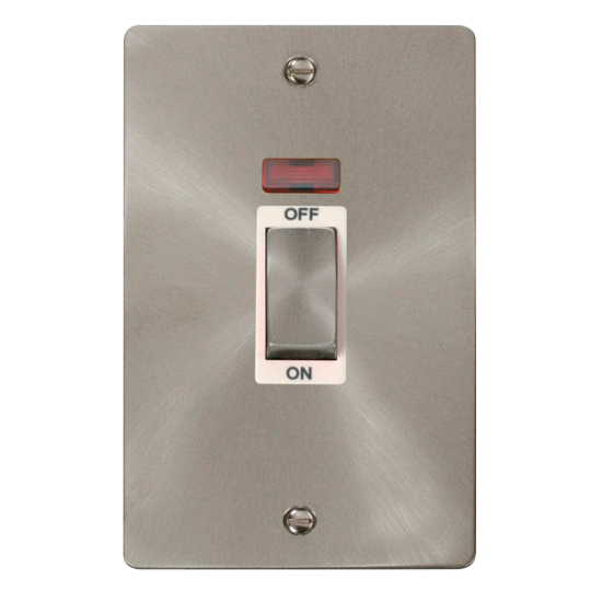Scolmore Click Define FPBS503WH  Ingot 2 Gang 45A