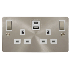 Scolmore Click Define FPBS586WH  2G 13A SW SKT 4.2