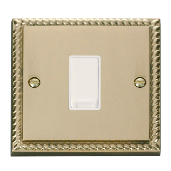 GCBR011WH Deco 1 Gang 2 Way 10AX Switch - White