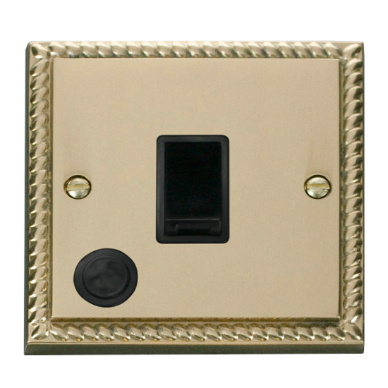 GCBR022BK Deco 20A 1 Gang DP Switch With Flex Outl