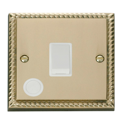 GCBR022WH Deco 20A 1 Gang DP Switch With Flex Outl