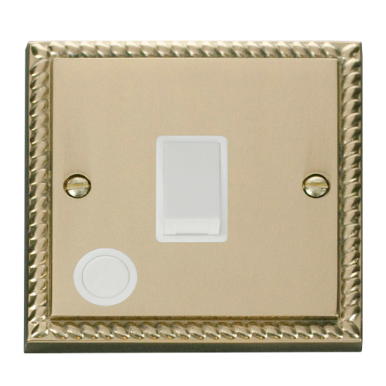 GCBR022WH Deco 20A 1 Gang DP Switch With Flex Outl