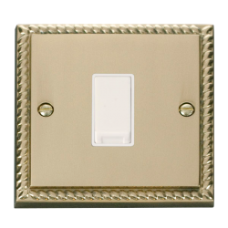 GCBR025WH Deco 1 Gang Intermediate 10AX Switch - W
