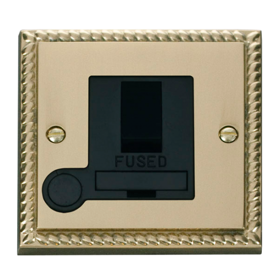 Scolmore GCBR051BK Deco 13A Fused Switched Connection Unit