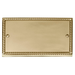 Scolmore GCBR061 Deco 2 Gang Blank Plate