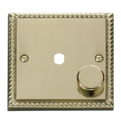 Scolmore GCBR140PL Deco GCBR 1 GANG DIMMER PLATE & KNOB