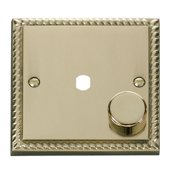 Scolmore GCBR140PL Deco GCBR 1 GANG DIMMER PLATE & KNOB