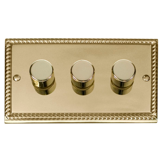 GCBR153 Deco 3 Gang 2 Way 400Va Dimmer Switch