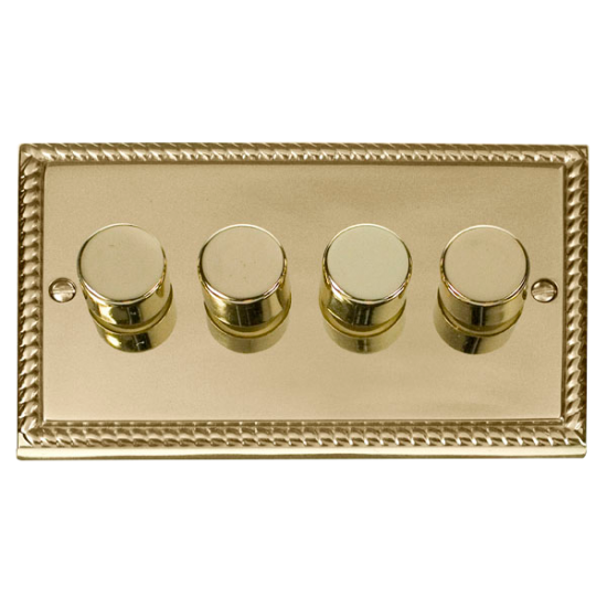 GCBR164 Deco GCBR 4GANG 2WAY 75W LED DIMMER SWITCH